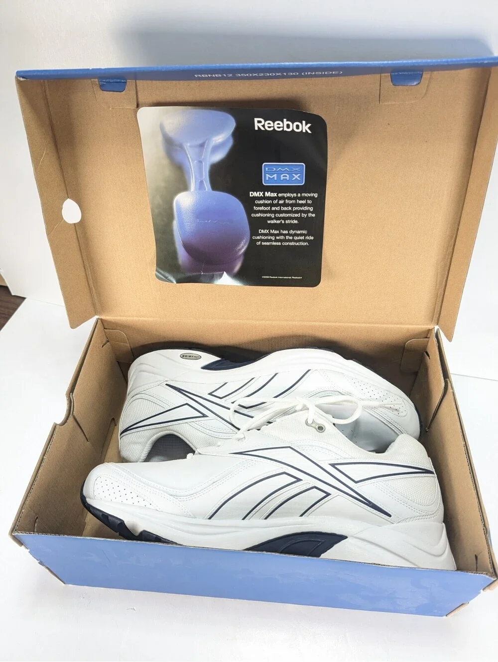 NWT Reebok DMX Ride Ultimate Walk Mens Sneakers Size 12 Medium Tennis Shoe White